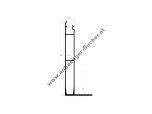 Eurolock 25 Unteres Randprofil 200mm m.