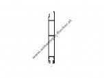 Eurolock 25 Unteres Randprofil 200mm eloxiert