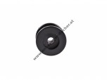 Rundknopf Kunststoff 25mm schwarz f