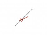Handbremshebel mit Zahnsegment, Blechgriff,