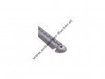 Aluminium-Airlineschiene halbrund