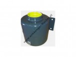 Stahltank zu Handpumpe